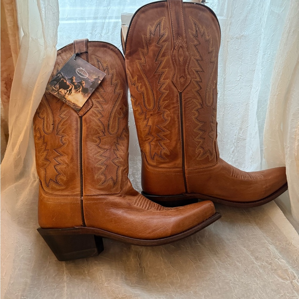 Brown Western Cowboy Boots